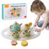 Pretend Play Tea Party Set Wooden